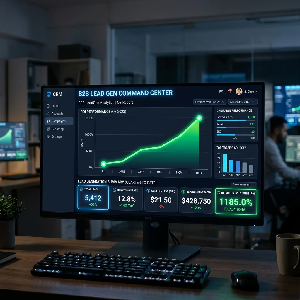 B2B CRM and ROI Analytics